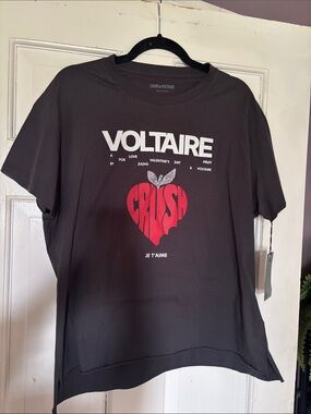NWT Zadig and Voltaire Tommer Concert Crush Tshirt